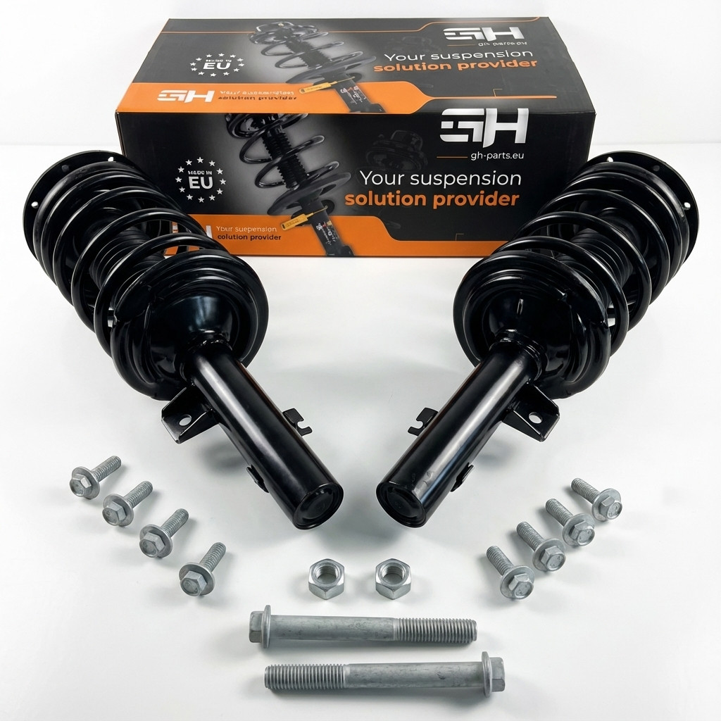 2x Gas Complete Struts Assembly Front for Citroen Xsara Picasso 1.6HDI/2.0HDI