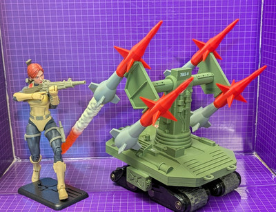 G.I. Joe Classified CUSTOM PAC RAT Missile Launcher - gi cobra 3d printed custom