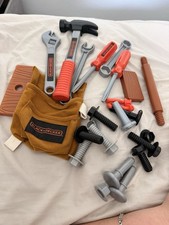 BLACK DECKER Pretend Play Tool Set with Tools and Accessories for Kids