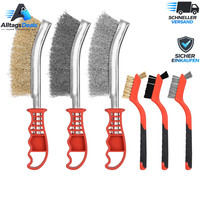 DrahtbüRsten Set Edelstahl Messing Nylon Stahl Metall 6 StüCk Reinigung
