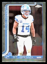 Amon-Ra St. Brown 2025 Topps Chrome Base #98