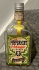EXLNT-Vintage •PEPPERMINT SCHNAPPS• Cointreau Liqueur 8" Empty Bottle -TAX STAMP — photo 2