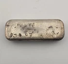 AW Alexander Westerfeld Aztec Sun Vintage Silver Poured Bar 9.14oz .999 Ingot
