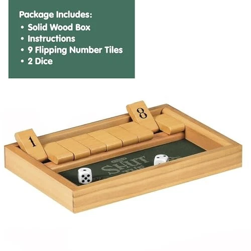  Shut the Box - Family Game of Strategy and Chance - Includes Collectible  - Image 3 of 4