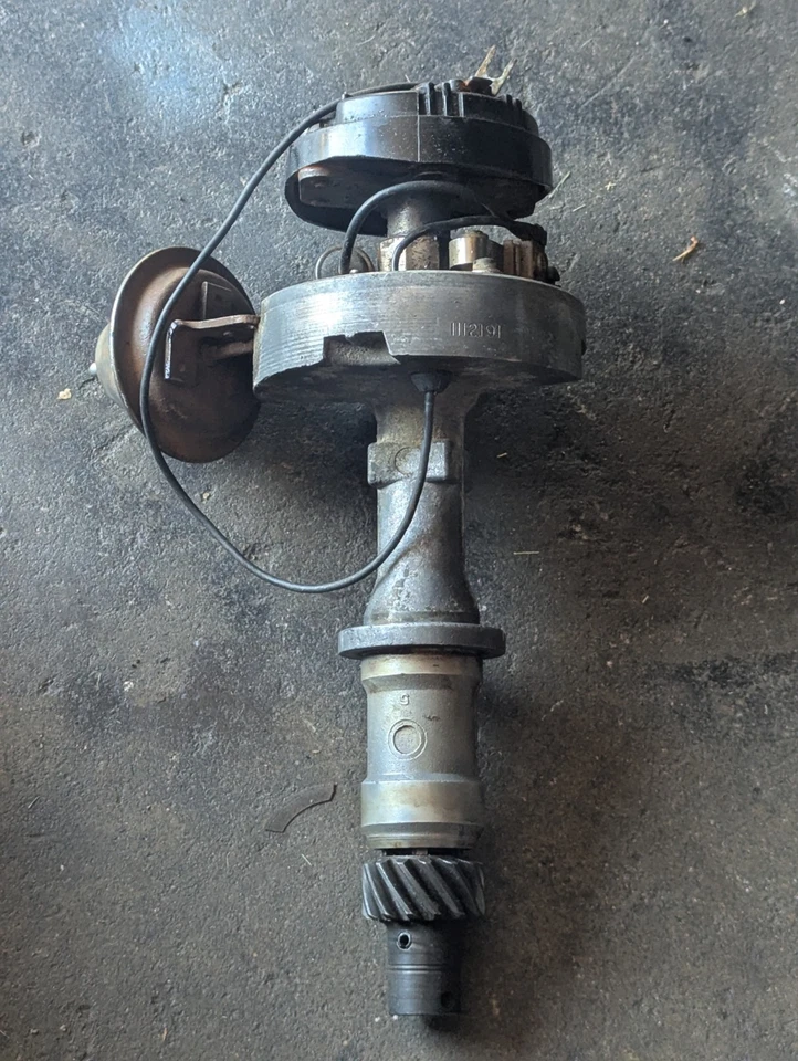 Pontiac 455 1973 distribuidor de puntos de transmisión Firebird GTO 1112191 2J22 MT y AT Foto 2 de 4