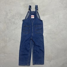 Carhartt Denim Overalls Unisex Kids Size 3T Baby Youth Toddler Blue Jean Bib