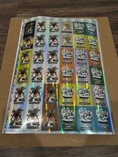 Saturday Morning Cards SMC Uncut Sheet Lot Of 6!!! Pooh, Steamboat, Comic Con +