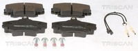 Bremsbelagsatz Scheibenbremse Triscan 8110 25005 FüR 11 25 Clio Renault Alpine 2