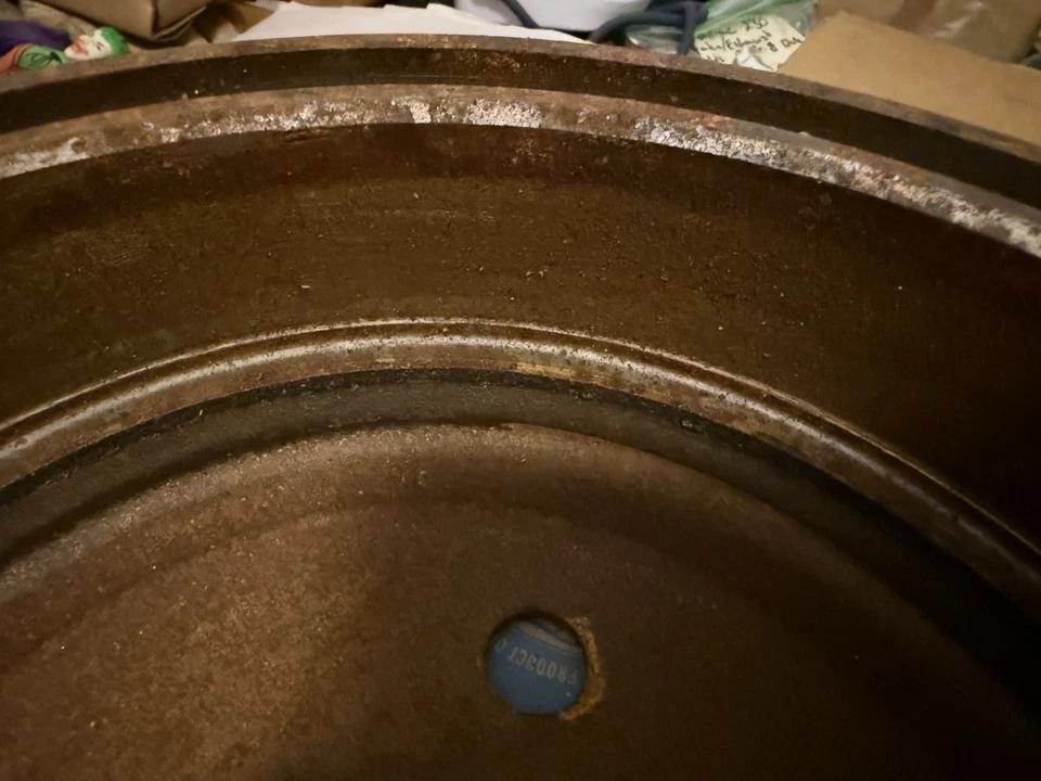 Tambor de freio traseiro NOS 1960 1970 Ford Falcon Mustang Mercury Comet 6 cilindros 4 lugares - Imagem 4 de 4