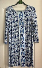 Lilly Pulitzer Ophelia Swing Dress Size Large Large Elephants Get Trunky