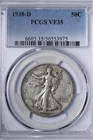 Photo of a 1938-D Walking Liberty Half Dollar from an eBay listing that sold on Jul 21, 2026