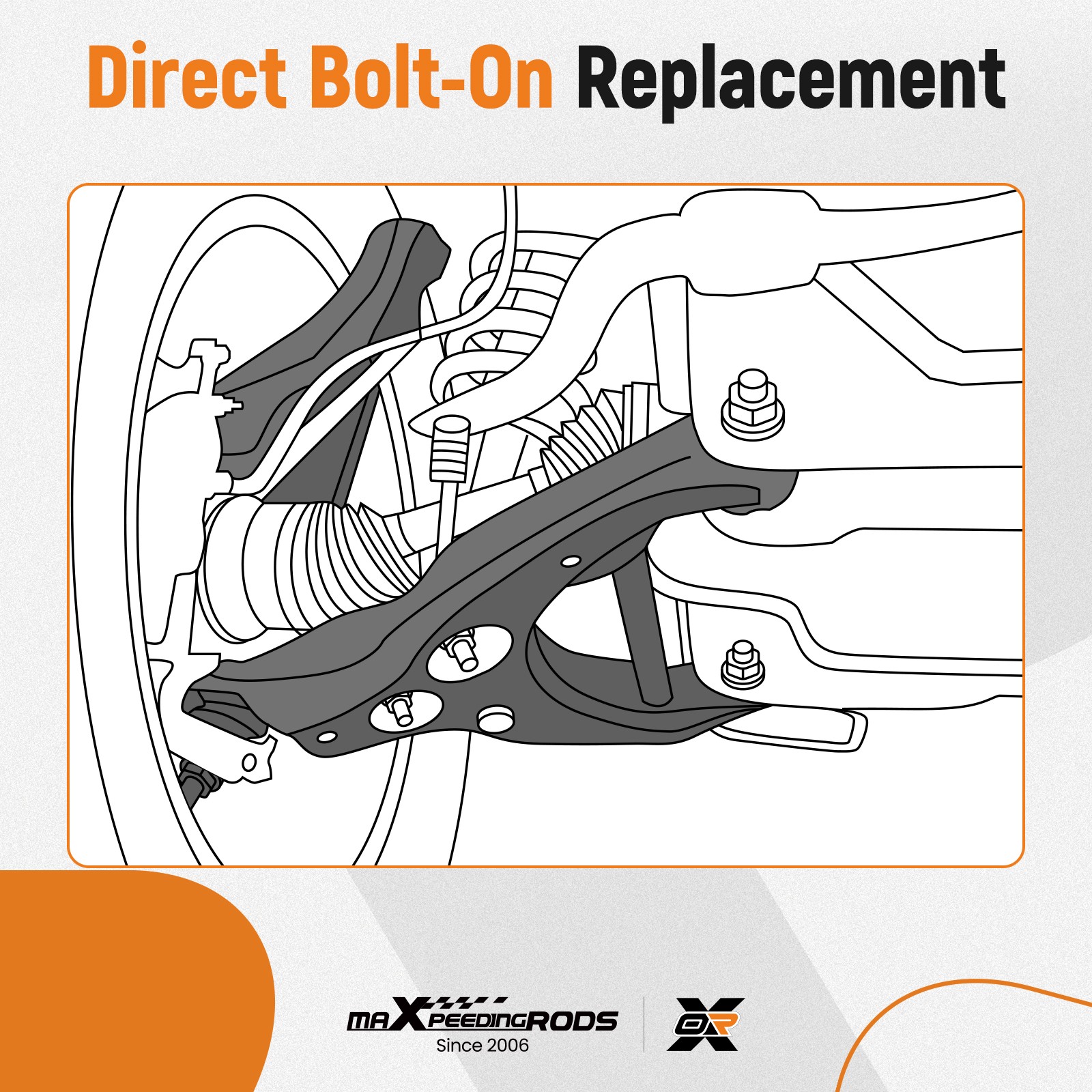 Front Upper Control Arms For 2008-2012 Maserati Quattroporte 2008-18 GranTurismo