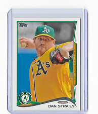 2014 TOPPS DAN STRAILY BASE CARD - CARD #58 - ATHLETICS - FREE SHIPPING