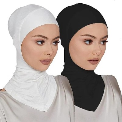 Muslim Neck Cover Head scarf Inner Hijab Caps Islamic Underscarf Ninja Scarf hat