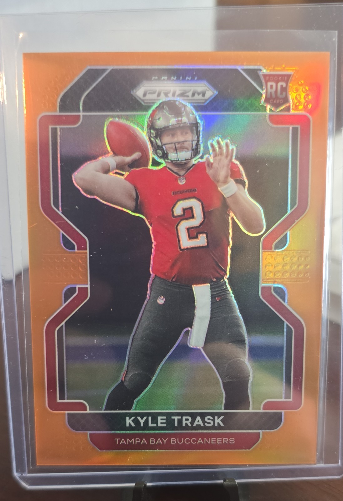 2021 Panini Prizm - Rookie Kyle Trask #339 Orange Prizm 111/249 (RC)
