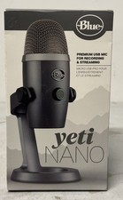 Blue Yeti Nano Premium USB Microphone Recording Streaming Grey New Sealed