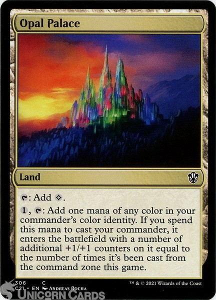 Opal Palace Common Mint MTG Card :: :: Strixhaven Commander Decks 2021 :: ::