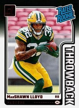 MarShawn Lloyd 2024 Donruss - Rated Rookies Throwback #31 - Green Bay Packers