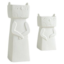 2 Pieces Decorative Planter Pot Sculpture