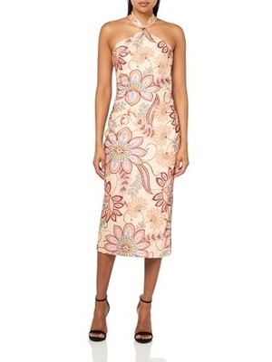 Guess Womens Sleeveless Marsha Dress, Southwest Jacobean Print, Size 2 NWT