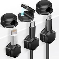 Magnetic Cable Clips Cord Organizer for Desk