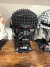 LEGO Star Wars Dark Trooper Helmet Collection 75343 Display Stand Complete Set