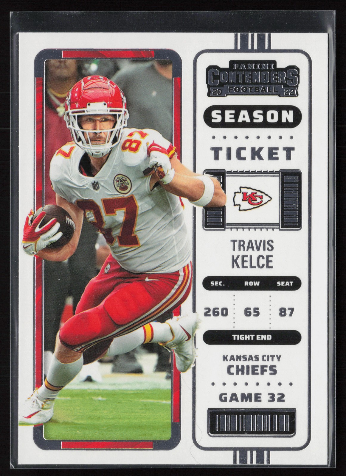 2022 Panini Contenders #59 Travis Kelce Kansas City Chiefs