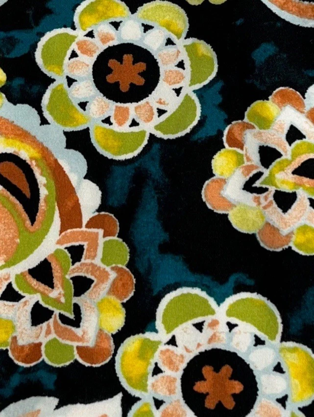 Leggings LuLaRoe OS Talla Única NEGRO TURQUESA VERDE AZULADO Paisley TIE DYE Modernos Suaves Foto 2 de 4