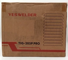 YESWELDER TIG Welder TIG-205P PRO with Torch Kit & Regulator 110V/220V New/Open