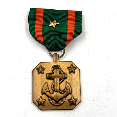 U.S. US Navy Marine Corps Achievement Medal 1 Gold Star USN USMC a302