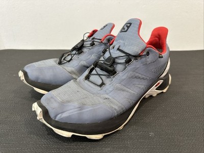 Salomon Supercross GTX Men's Size 10 Trail Running Shoes Gray Gore-Tex