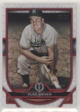 2021 Topps Tribute Red 3/10 Duke Snider #55 HOF 0g27