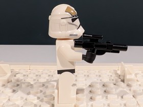 LEGO Star Wars Clone Trooper Gunner Minifigure, Phase 2 Sw0837, Set 75182