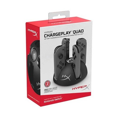 NEW! HyperX ChargePlay Quad for Nintendo Switch Charging Station 4x JoyCons