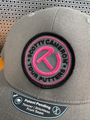 Scotty Cameron CT circle T Patch Hat Cap / Gray - PINK / Gallery