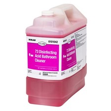 ECOLAB 6101042 Disinfecting 73 Acid Bathroom Cleaner - 2.5 US Gallon