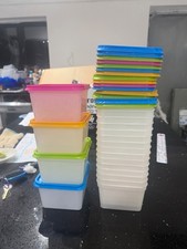 Lakeland Stack-A-Boxes Plastic Food Containers & Lids Bundle of 19