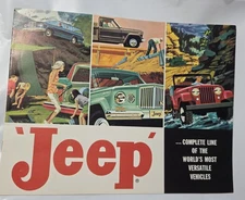 1962 Willys Jeep Complete Line Brochure Dealer Catalog