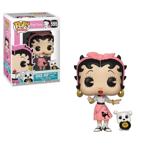 🔥Funko Pop! Animation: SOCK HOP BETTY BOOP & PUDGY #555 VAULTED PROTECTOR🔥