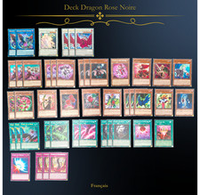Yu Gi Oh ! Deck Dragon Rose Noire prêt pour être jouer en Français