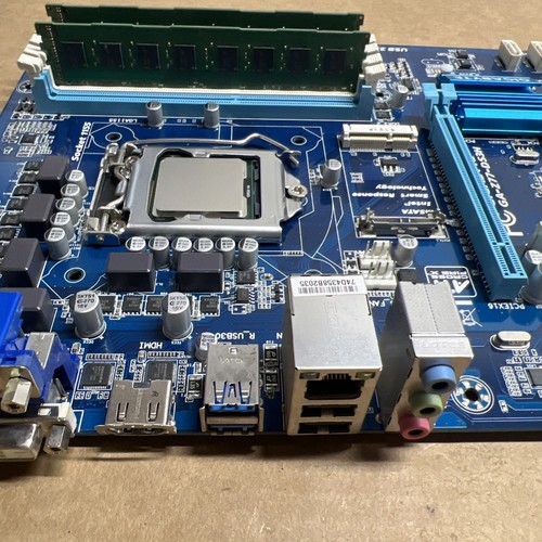 Gigabyte GA-Z77-DS3H Motherboard LGA1155 ATX I3-2120 8GB RAM - Zdjęcie 10 z 10