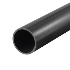 PVC Pipe 36mm ID x 40mm OD 0.5m Rigid Water Pipe Drain Pipe Black