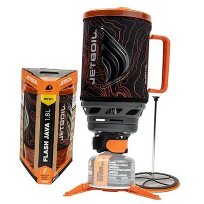 Jetboil Flash Java Portable Fast Boil Stove and Coffee Press for 1.8 Liter Topo