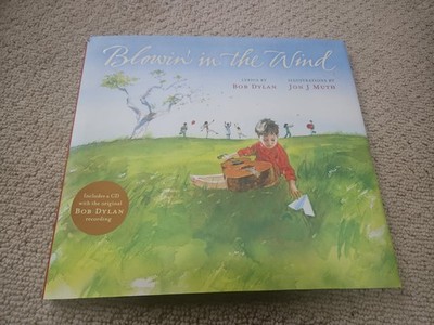 Blowin' in the Wind by Bob Dylan   Illustrated by Jon J Muth   Hardcover with CD