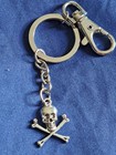 Large Silver Skull Keychain — photo 5