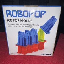 KidsFunwares Robo Pop Ice Pop Molds 4 Pc Set ROBOPOP Robot Droid Popsicles