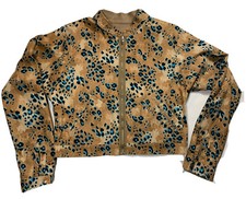 Ungaro Fever Jacket Reversable Sz M Shirt Leopard