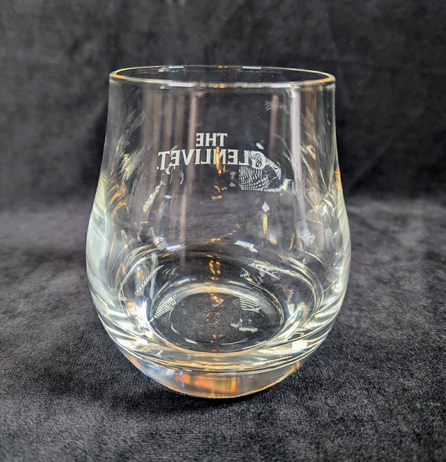 THE GLENLIVET Scotch Whisky Tumbler Tulip Rocks Glass Barware Snifter