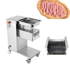 QE 10mm Meat Cutting Machine Electric Slicer Cutter Shred Machine 500kg/h 550W