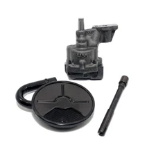 Melling M55 SBC Chevy Oil Pump STD. Volume W/ Oil Pump Drive Shaft & PickUp Tube